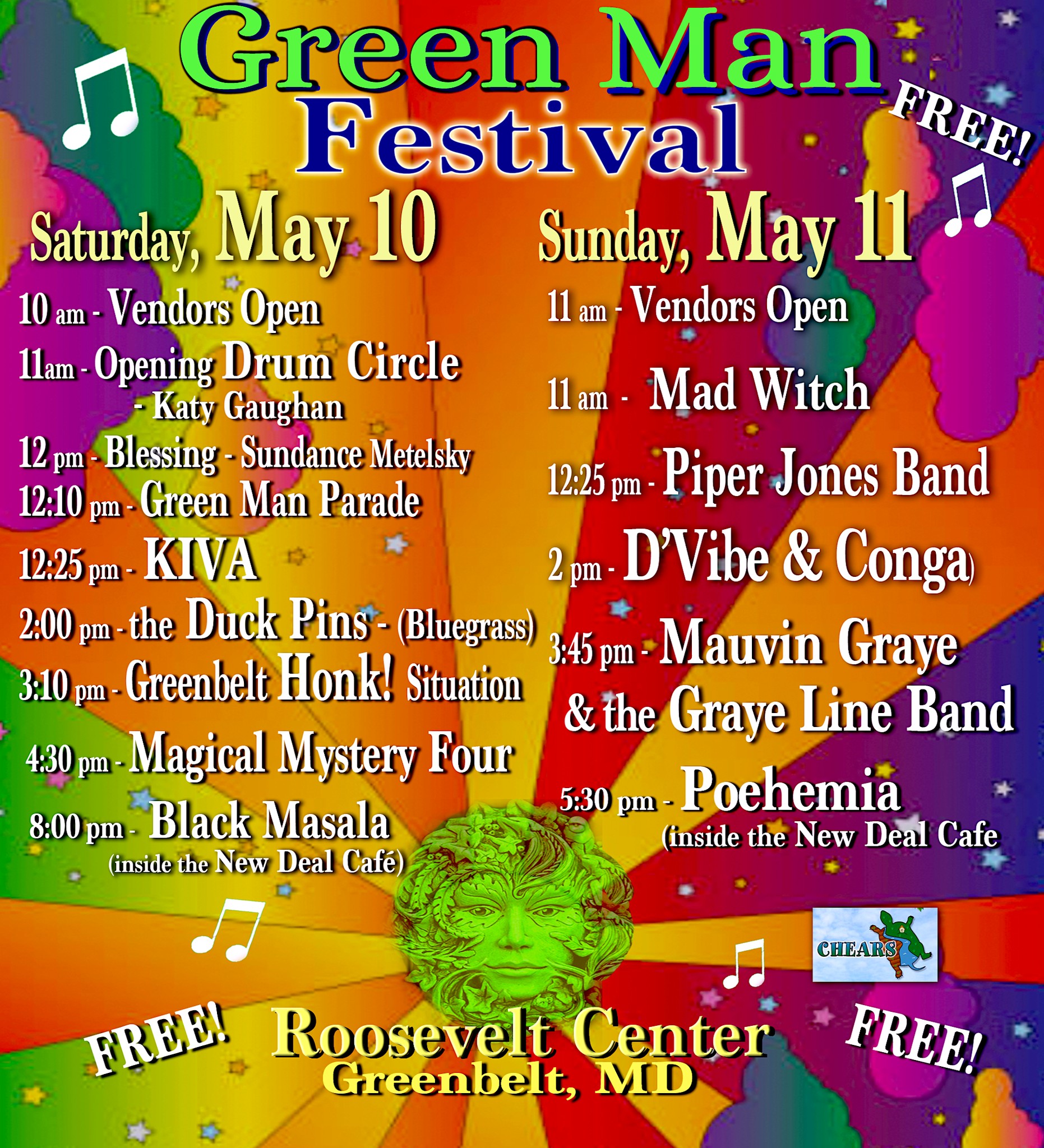 Green Man Festival Flyer